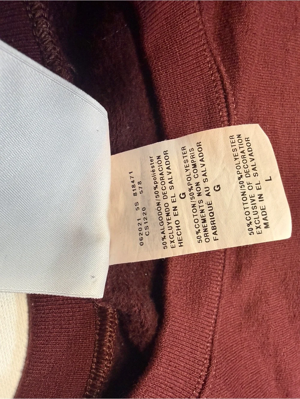 Champion Maroon‎ Minnesota Dad Crewneck with Gold Lettering